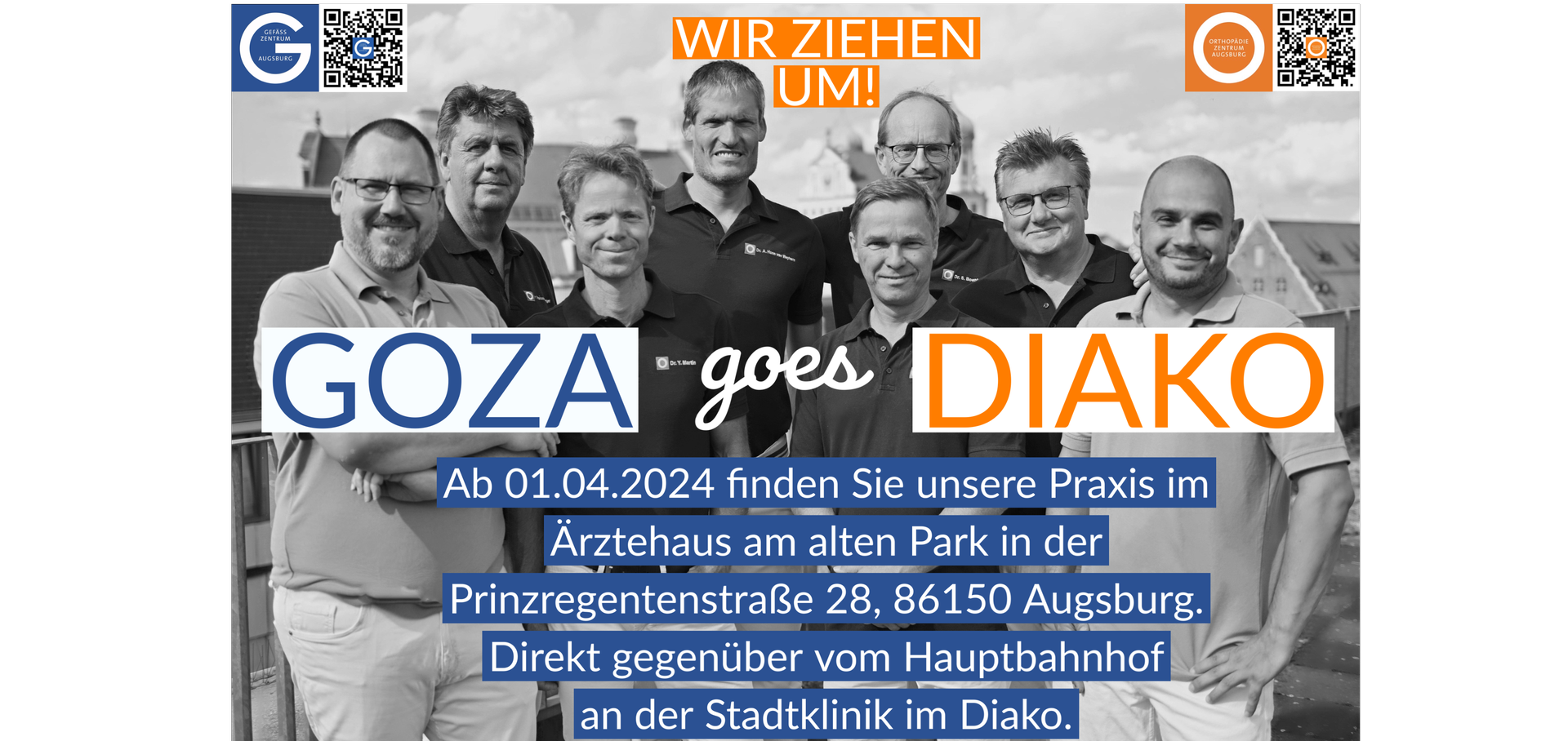 Unsere Innenstadtpraxis zieht um!